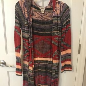 Long loungewear cardigan